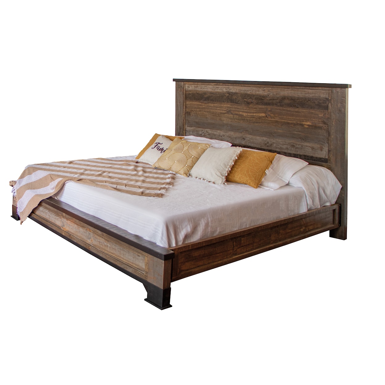 IFD International Furniture Direct 900 Antique Queen Bed