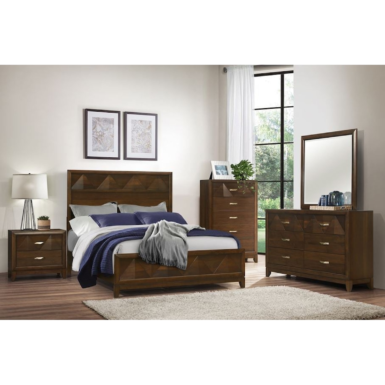 Homelegance Furniture Aziel 5-Piece California King Bedroom Set