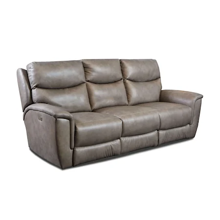 Double Reclining Sofa w/ Dropdown Table