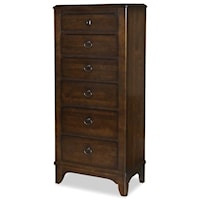 Transitional 6-Drawer Lingerie Chest with Soft-Close Drawers