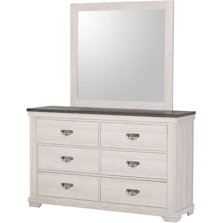Dresser & Mirror Set