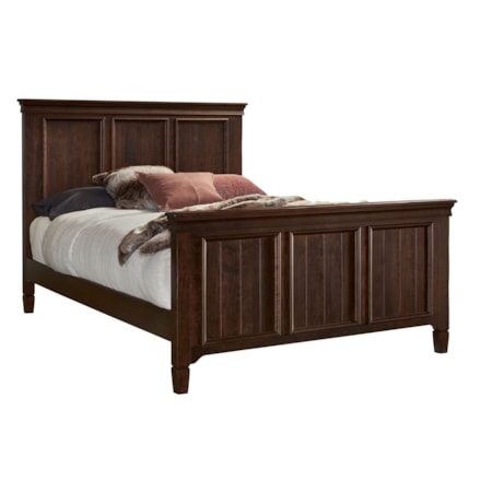Queen Panel Bed with Standard Footboard