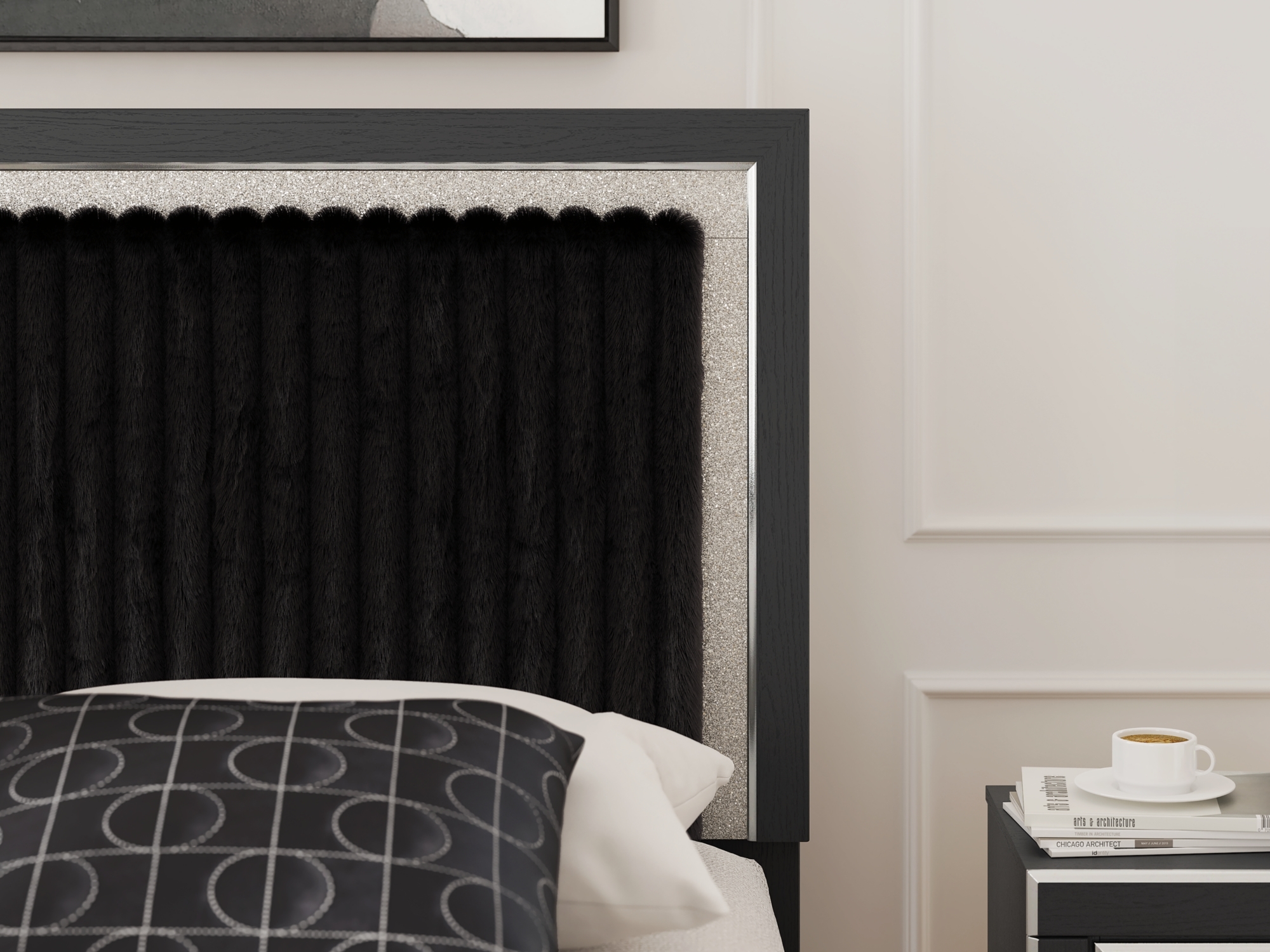 Signature Design by Ashley Zuraleus Queen Upholstered Panel Bed