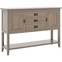 Transitional Buffet with 3-Drawers