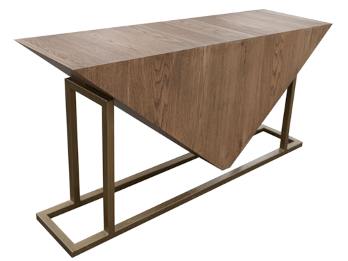 Contemporary Triangle Sofa Table