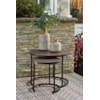 Ashley Furniture Signature Design Ayla Outdoor Nesting End Tables (Set of 2)