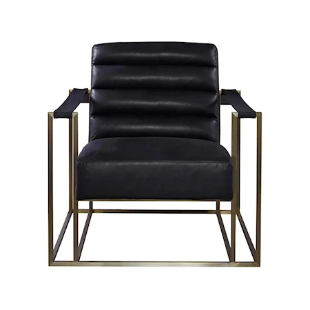 Accent Chair with Metal Frame