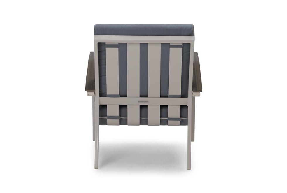 Cushioned Armchair w/Polymer Panel Arms