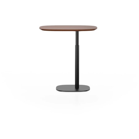 Adjustable Wood-Top Laptop Table