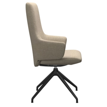 Arm Chair with High Back and D350 Base