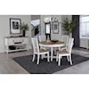 Paramount Furniture Americana Modern Dining Table 48 in. Round to 66 in.