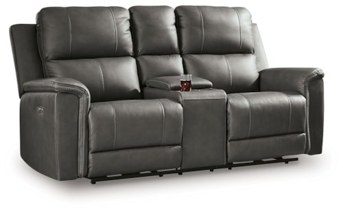 Power Reclining Loveseat With Console