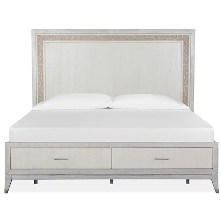 California King Storage Bed