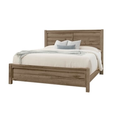 Rustic Queen Plank Bed