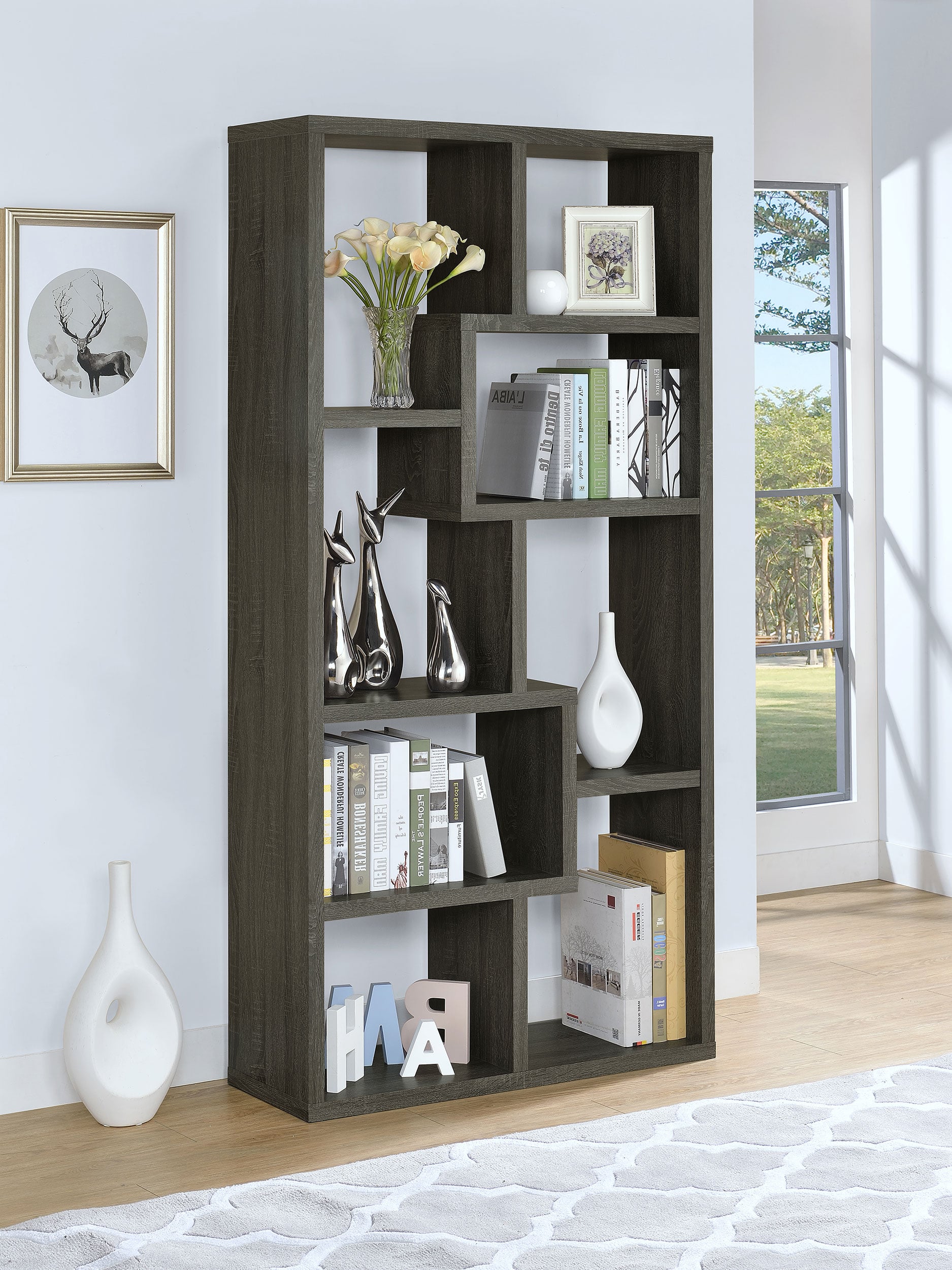 Theo 6-shelf Bookshelf