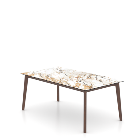 Rectangular Porcelain-Top Table