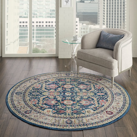 4&apos; x Round  Rug