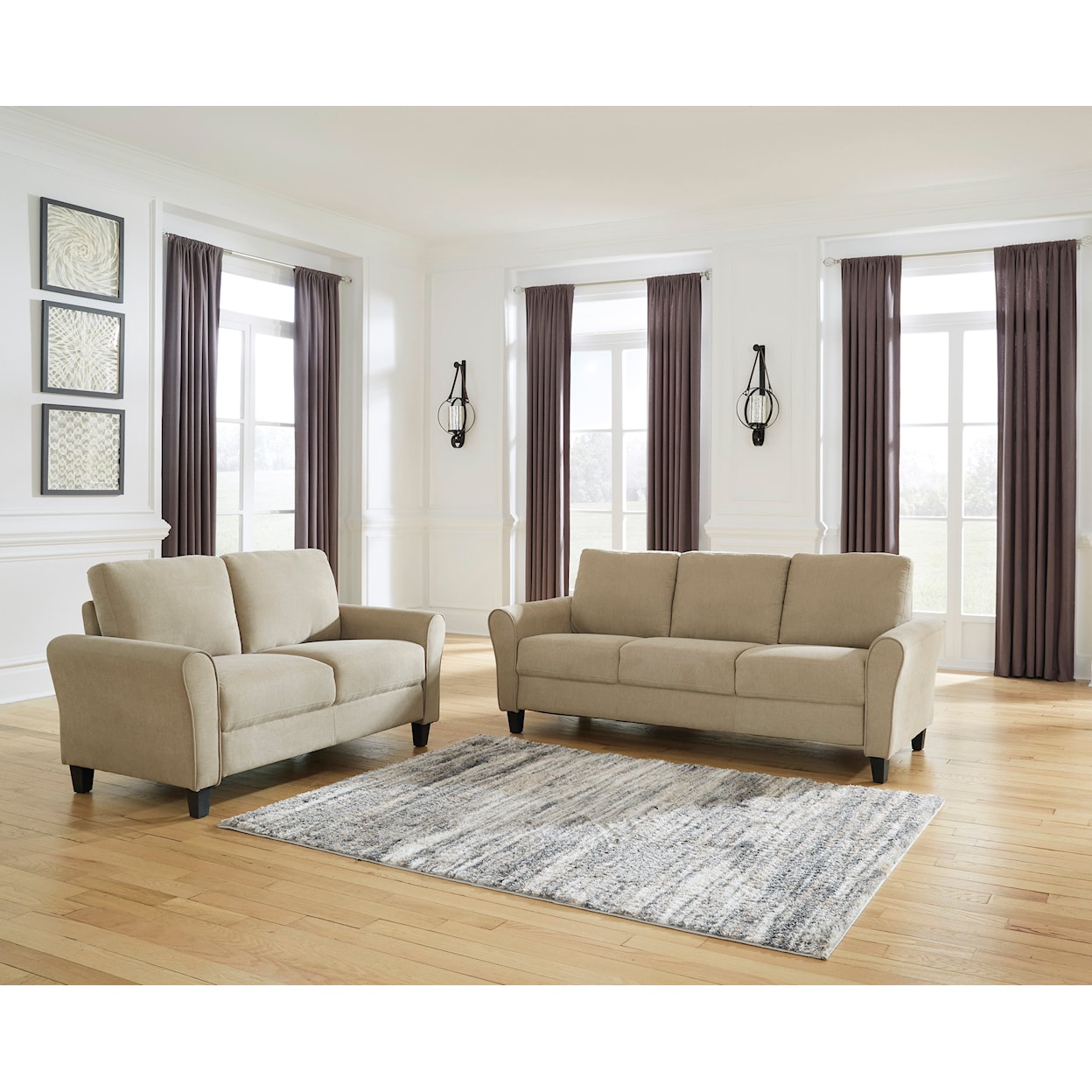 Signature Design by Ashley Carten Living Room Set