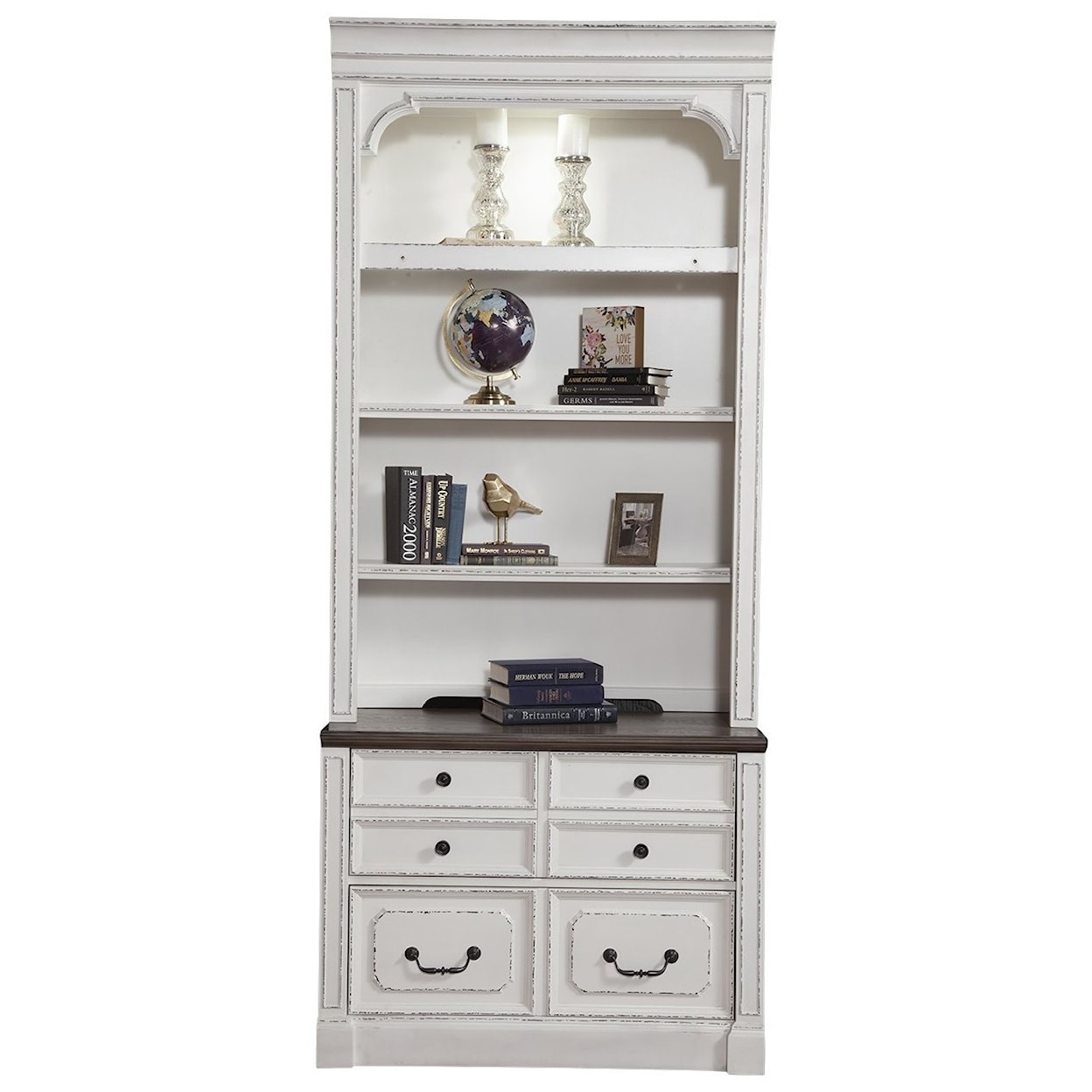 Paramount Furniture Provence 2pc Lateral File & Hutch