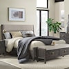 Intercon Portia King Upholstered Bed