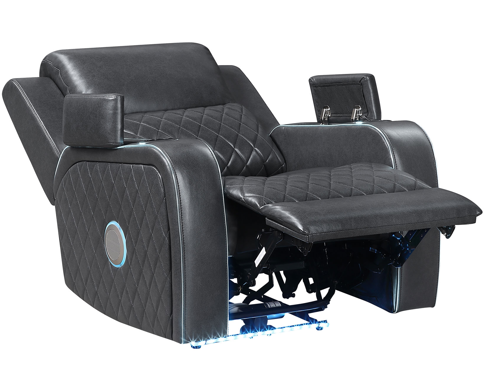 Power Recliner w/Ambient Lighting &amp; Charging