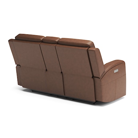 Power Reclining Console Loveseat