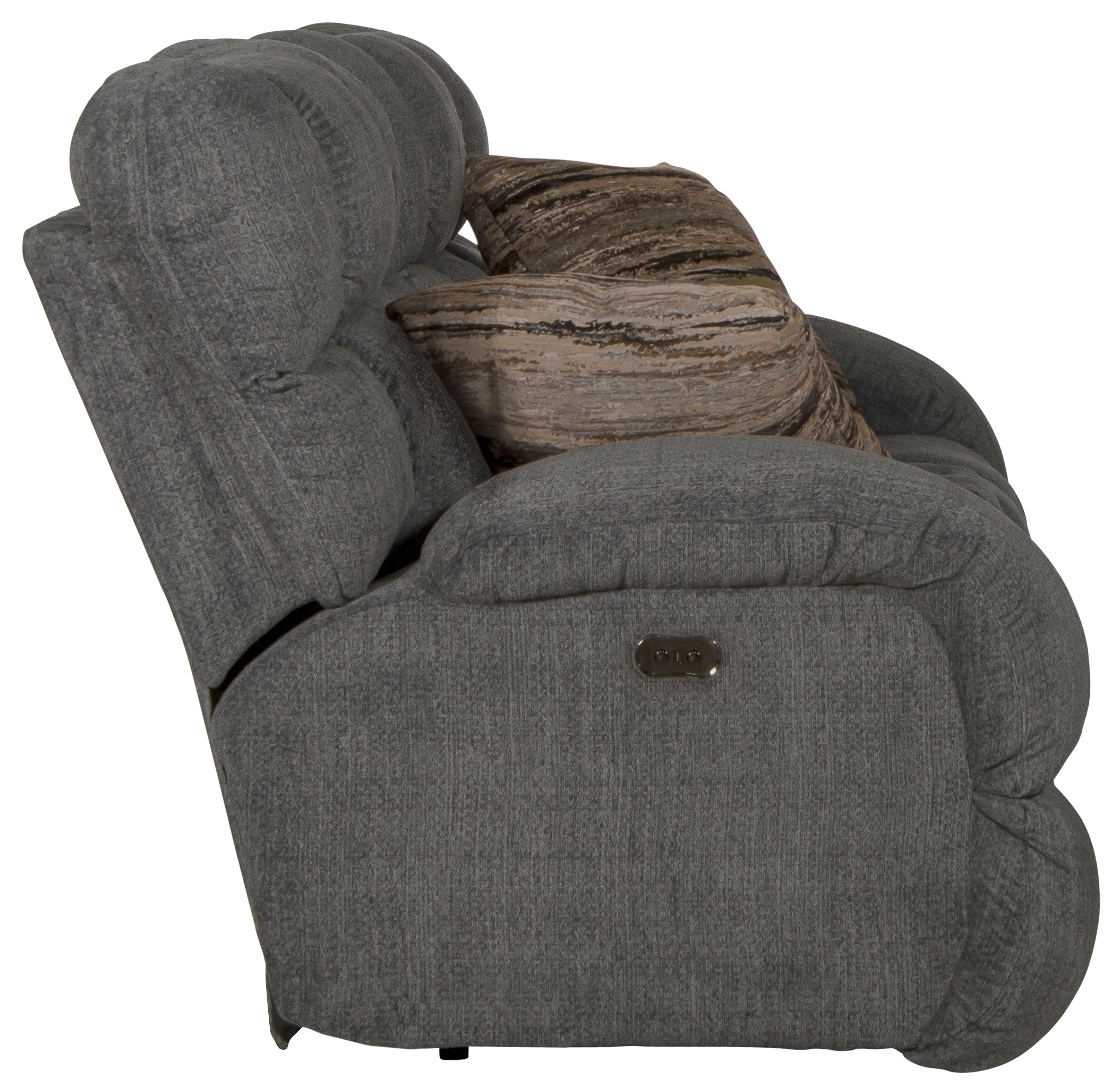 Catnapper Ashland Lay Flat Power Reclining Console Loveseat