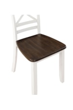 New Classic Ivy Lane Farmhouse Dining Chair with X-Back