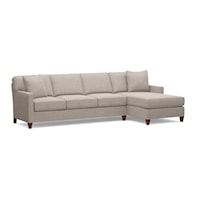Cornerstone 2-Piece 38" Casual Sectional Chaise Sofa