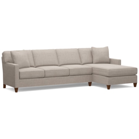 2-Piece Sectional Chaise Sofa