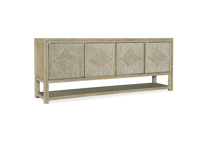 Surfrider Entertainment Console by Hooker Furniture at Stoney Creek Furniture 
