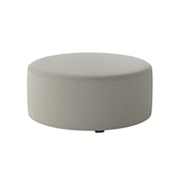 Round Cocktail Ottoman