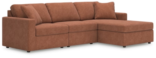 3-Piece Sectional With Chaise