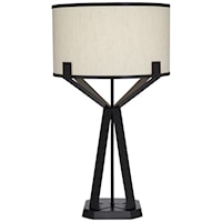 Table Lamp-Metal Lamp Black Finish