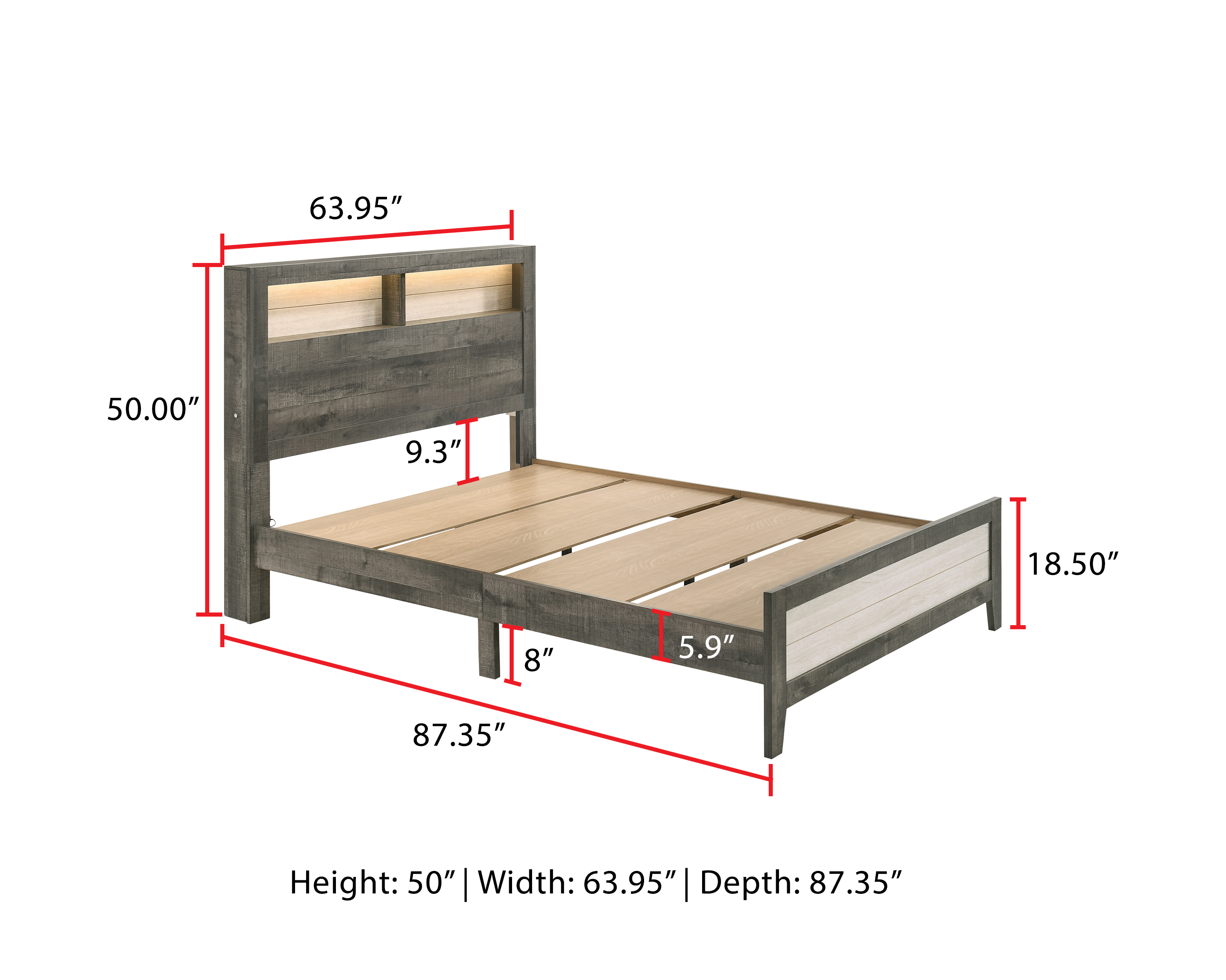 Queen Platform Bed