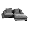 Moe's Home Collection Tumble Tumble Nook Modular Sectional Charcoal