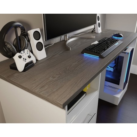 Two-Drawer Gaming Desk