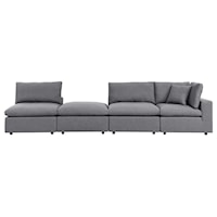 Outdoor 4-Piece Sectional Sofa