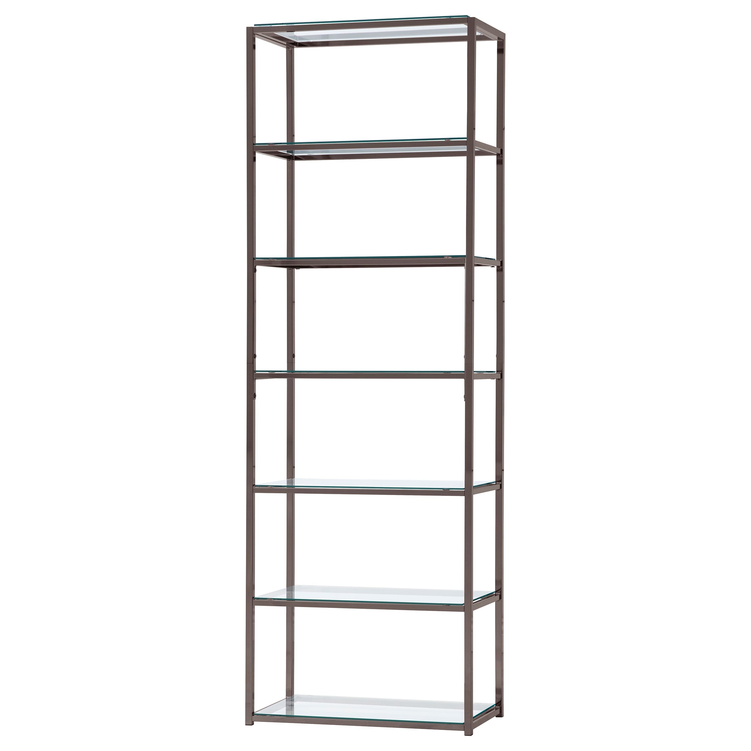 Kate 78-inch Glass Bookshelf