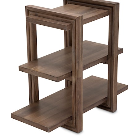 2-Shelf Chairside Table