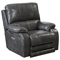 Power Lay Flat Recliner with Power Lumbar Support and Power Headrest