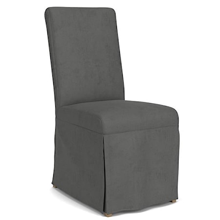 Upholstered Skirted Side Chair