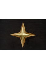 Jonathan Charles JC Modern Four-Point Star 3D Geometric Cabinet