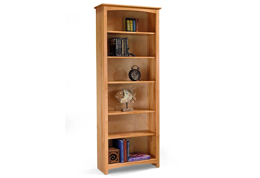 Alder Bookcases Alder Bookcase by Archbold Furniture at Esprit Decor Home Furnishings