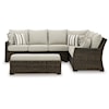 Signature Design by Ashley Brook Ranch Sofa Sectional/Bench Set