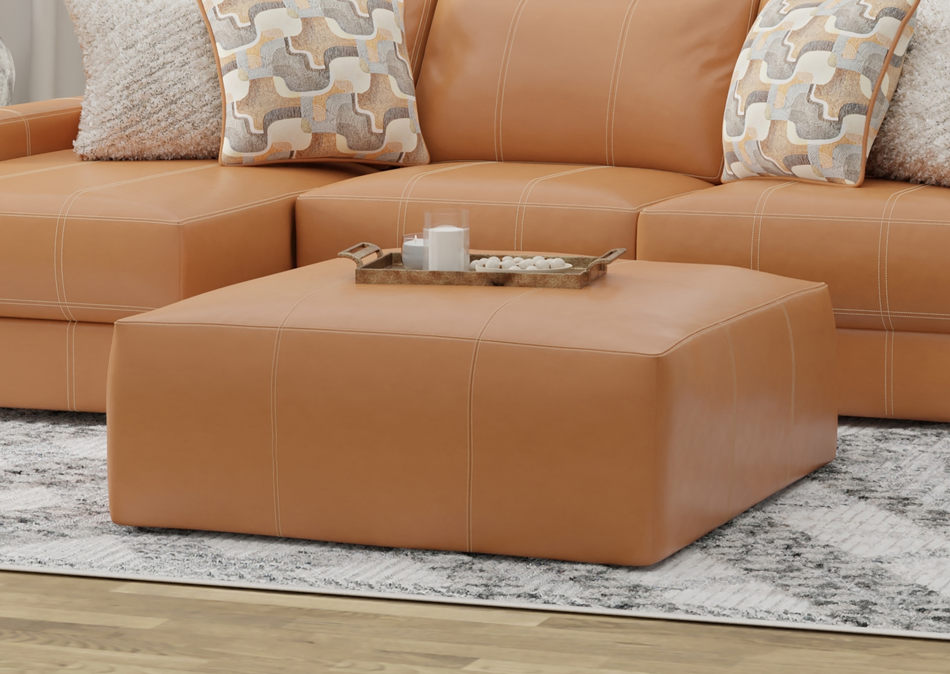Jackson Furniture Minori Square Cocktail Ottoman