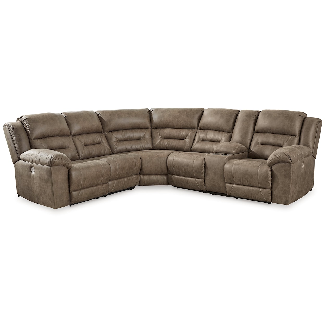 Ashley Furniture Signature Design Ravenel Power Reclining Sectional Sofa