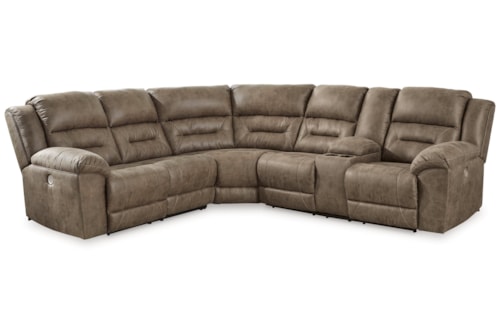 Contemporary 3-Piece Power Reclining Sectional Sofa
