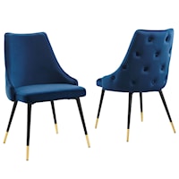 Velvet Dining Side Chair - Set of 2