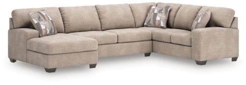 3-Piece Sectional With Chaise